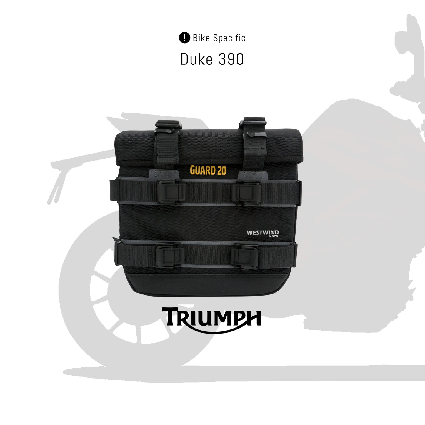 Guard 20P Soft Pannier (Quick Release) for KTM Duke 390