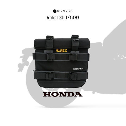 Guard 20P Soft Pannier (Quick Release) for Honda Rebel 300/500