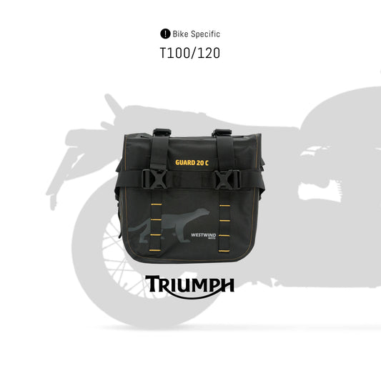 Guard 20C Soft Pannier (Quick Release) for Triumph T100/120